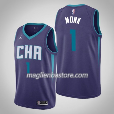 Maglia NBA Charlotte Hornets Malik Monk 1 Jordan Brand 2019-20 Statement Edition Swingman - Uomo